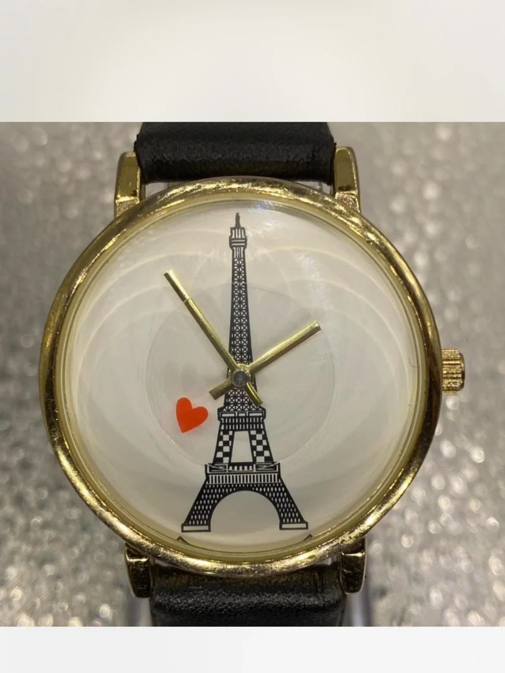Charming Charlie *** Eiffel Tower “ Rotating Heart ♥️ “ ladies watch ^^^